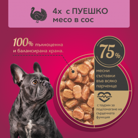 Пауч за кучета My Love Set Adult dogs with Turkey 4 броя с Пуешко месо